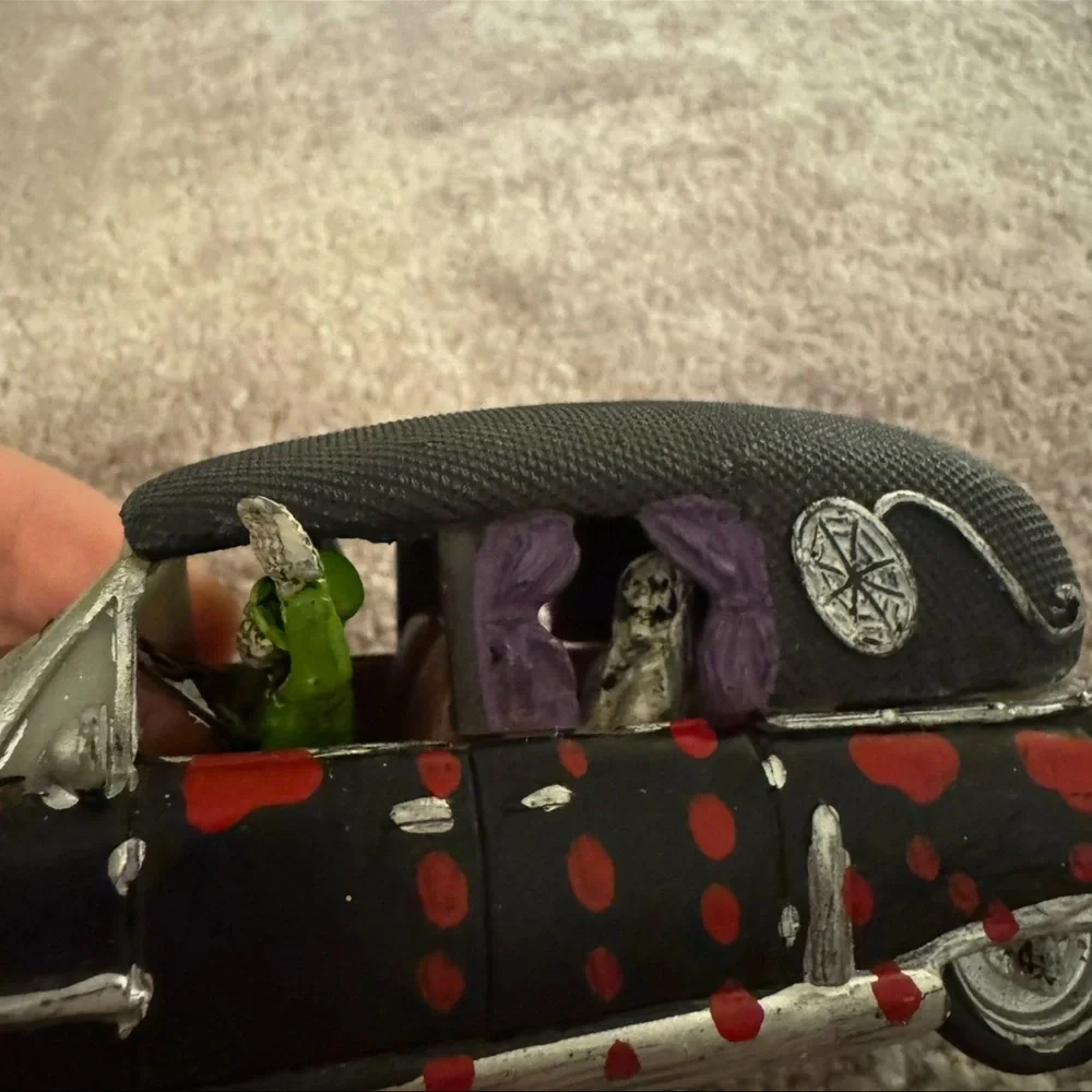 Lemax Halloween Spooky Town HAUNTED HEARSE Retired RARE Car Halloween 2009